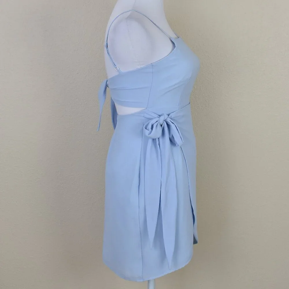 Superdown Morgan Layered Mini Wrap Dress XS - Picture 5 of 7